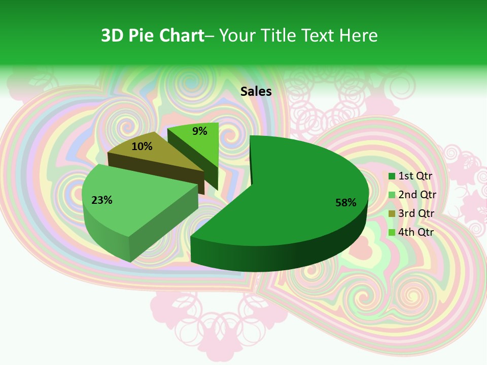 Pleasure Beams Symbol PowerPoint Template