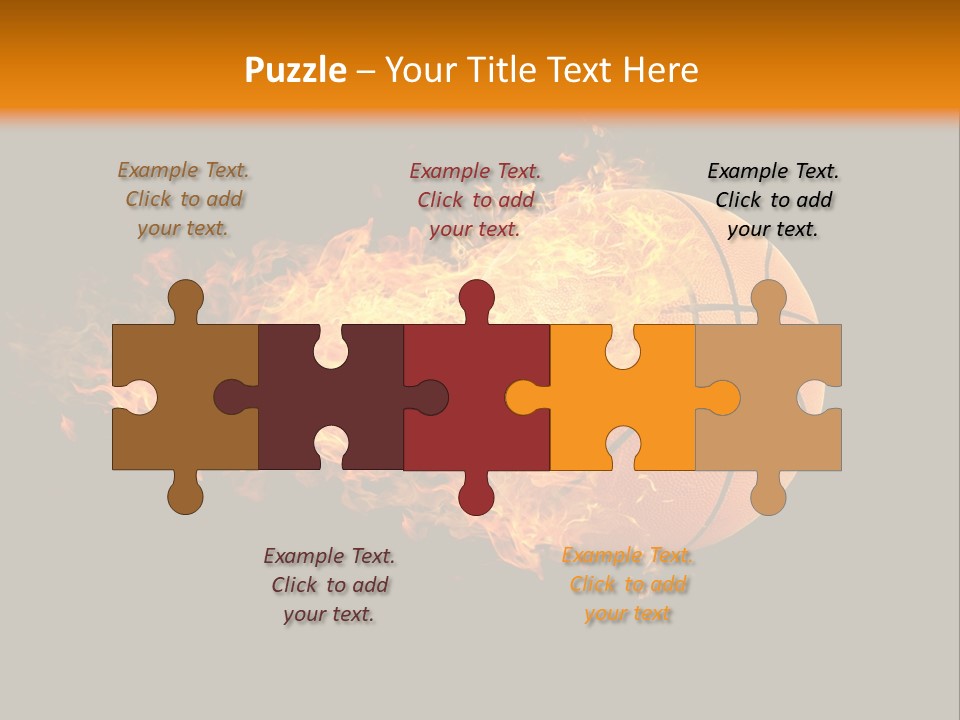 Fill Warm Fashion PowerPoint Template