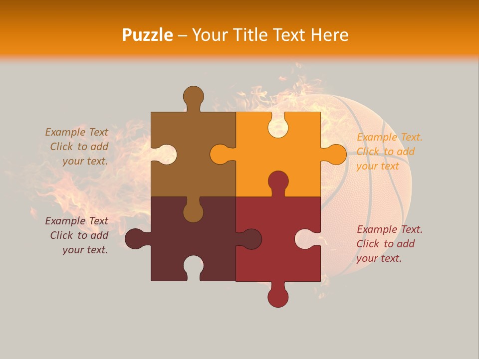 Fill Warm Fashion PowerPoint Template