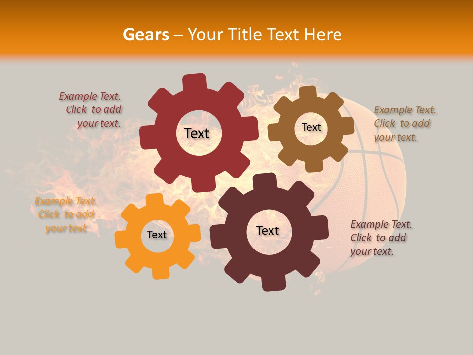 Fill Warm Fashion PowerPoint Template