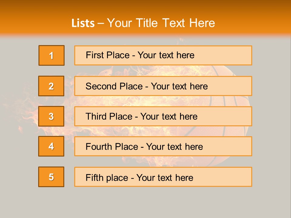 Fill Warm Fashion PowerPoint Template