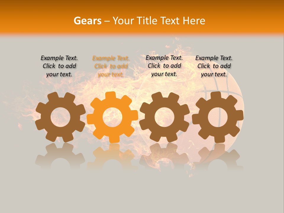 Fill Warm Fashion PowerPoint Template