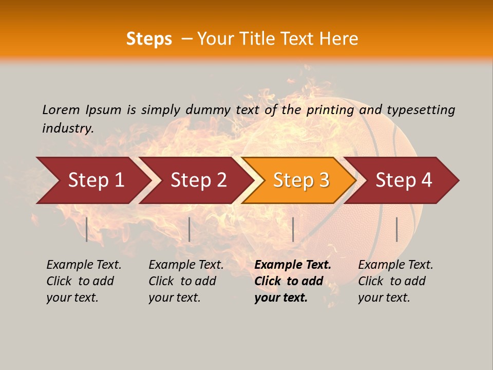 Fill Warm Fashion PowerPoint Template