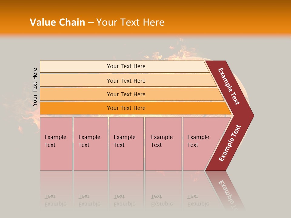 Fill Warm Fashion PowerPoint Template
