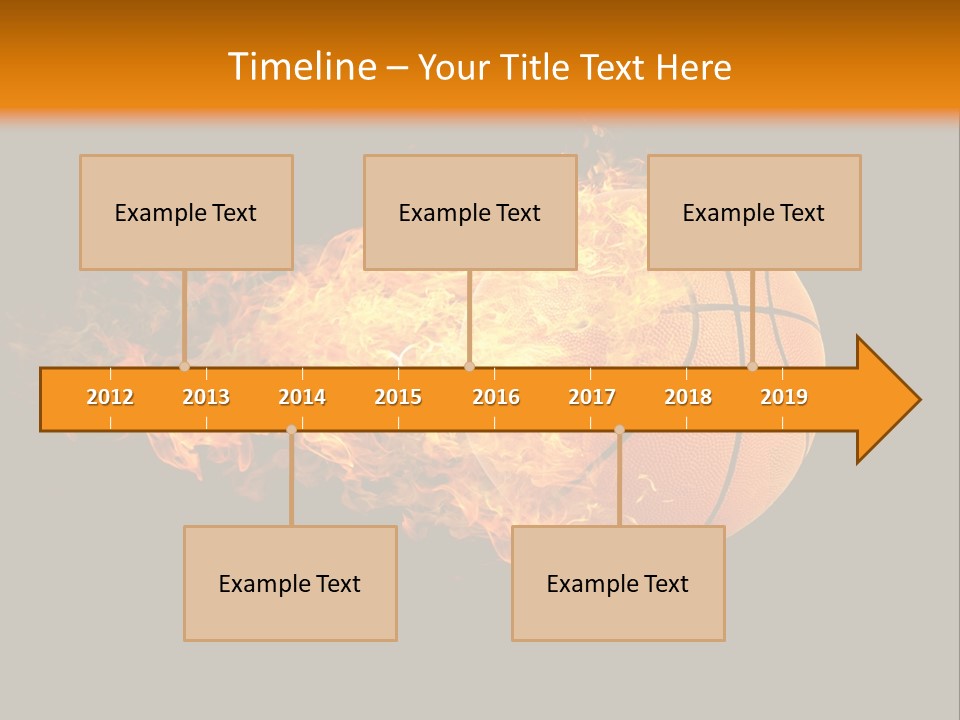 Fill Warm Fashion PowerPoint Template