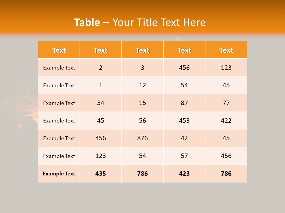 Fill Warm Fashion PowerPoint Template