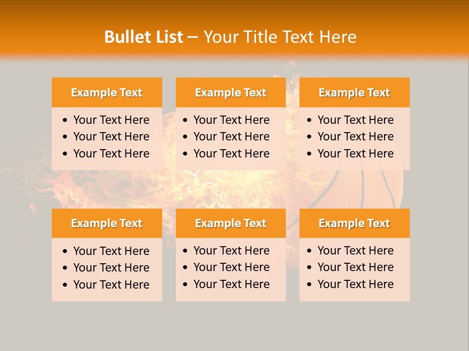 Fill Warm Fashion PowerPoint Template