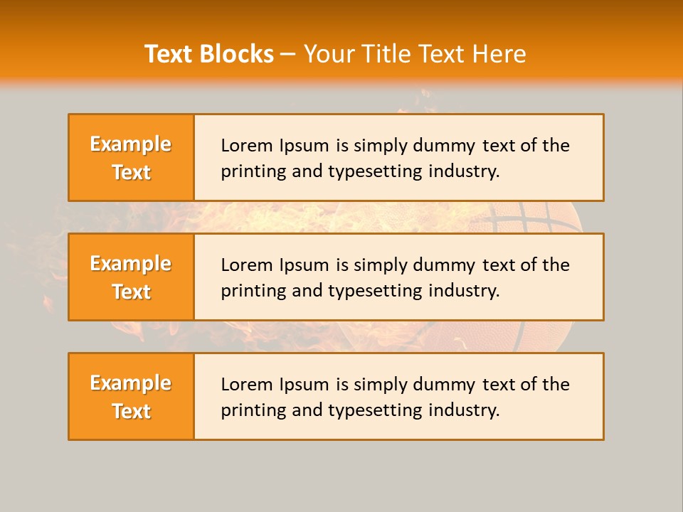 Fill Warm Fashion PowerPoint Template