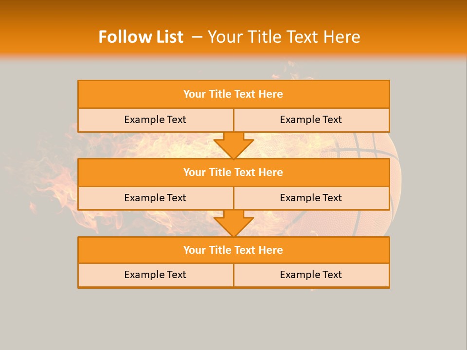 Fill Warm Fashion PowerPoint Template