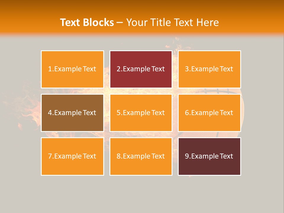 Fill Warm Fashion PowerPoint Template