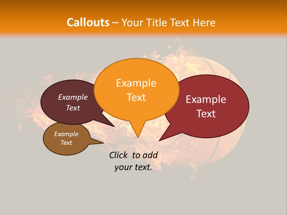 Fill Warm Fashion PowerPoint Template