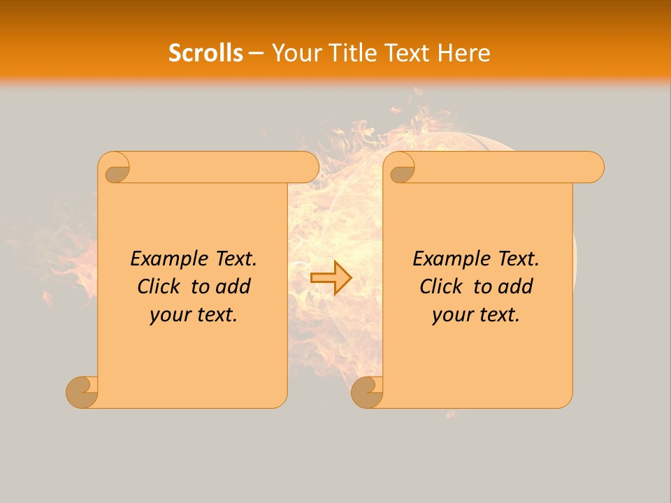 Fill Warm Fashion PowerPoint Template