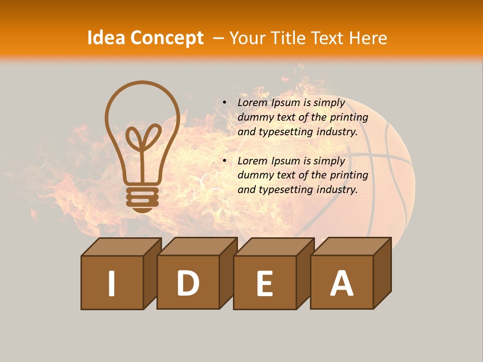 Fill Warm Fashion PowerPoint Template