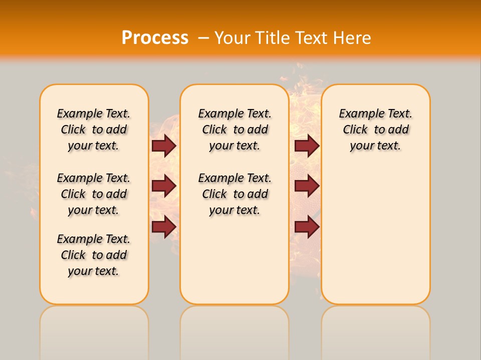 Fill Warm Fashion PowerPoint Template