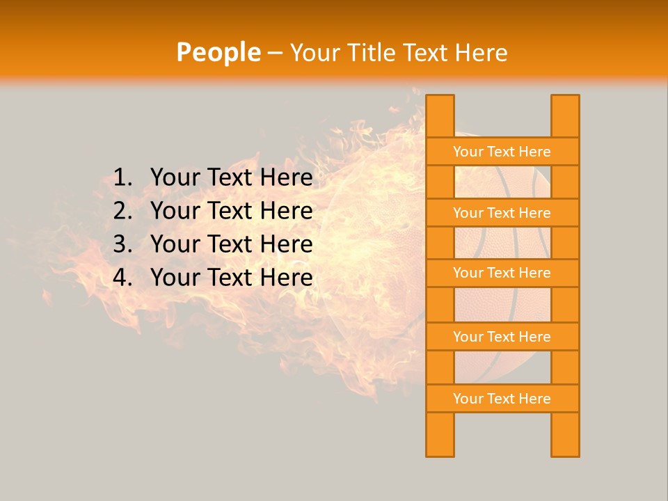 Fill Warm Fashion PowerPoint Template