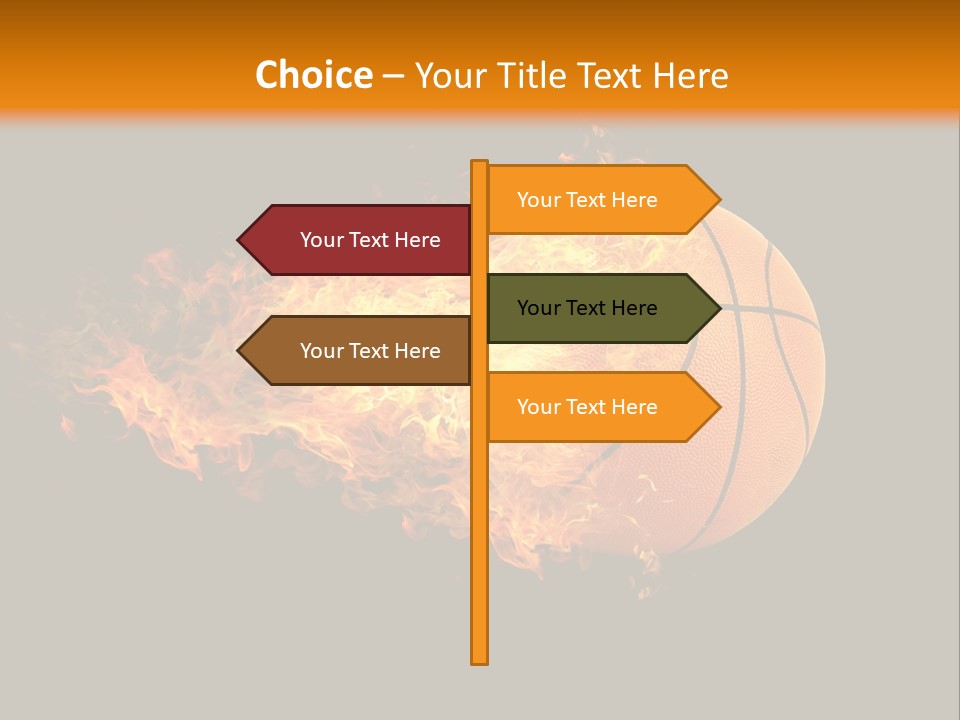 Fill Warm Fashion PowerPoint Template