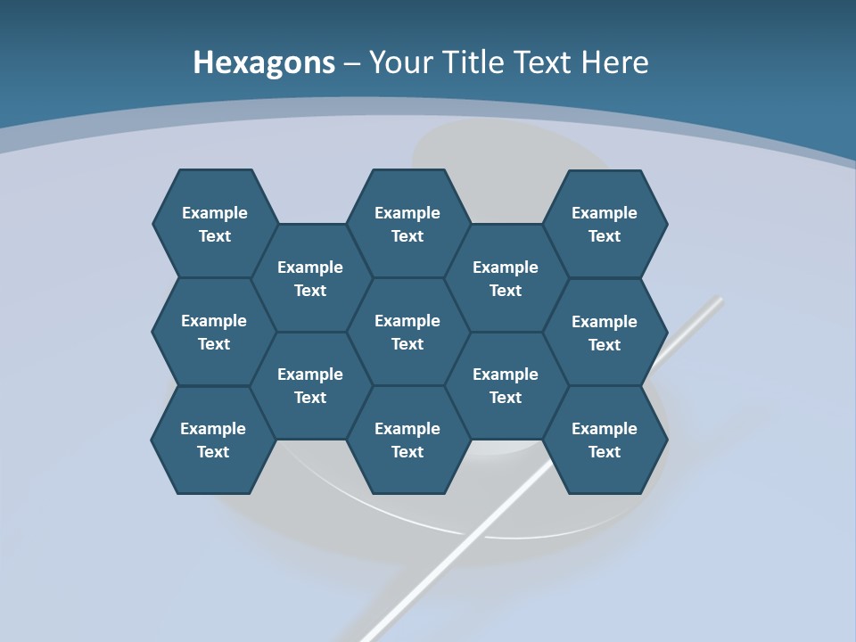 A Black Hat And A White Stick On A Blue Background PowerPoint Template