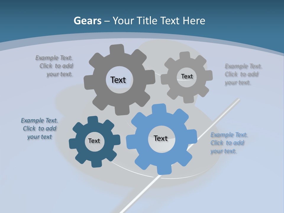 A Black Hat And A White Stick On A Blue Background PowerPoint Template