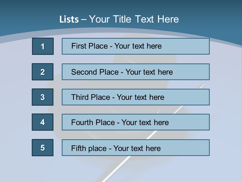 A Black Hat And A White Stick On A Blue Background PowerPoint Template