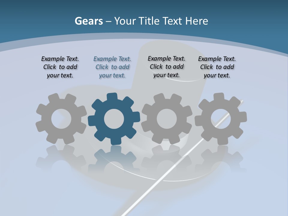 A Black Hat And A White Stick On A Blue Background PowerPoint Template