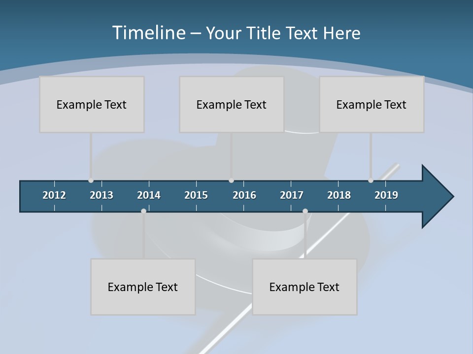 A Black Hat And A White Stick On A Blue Background PowerPoint Template