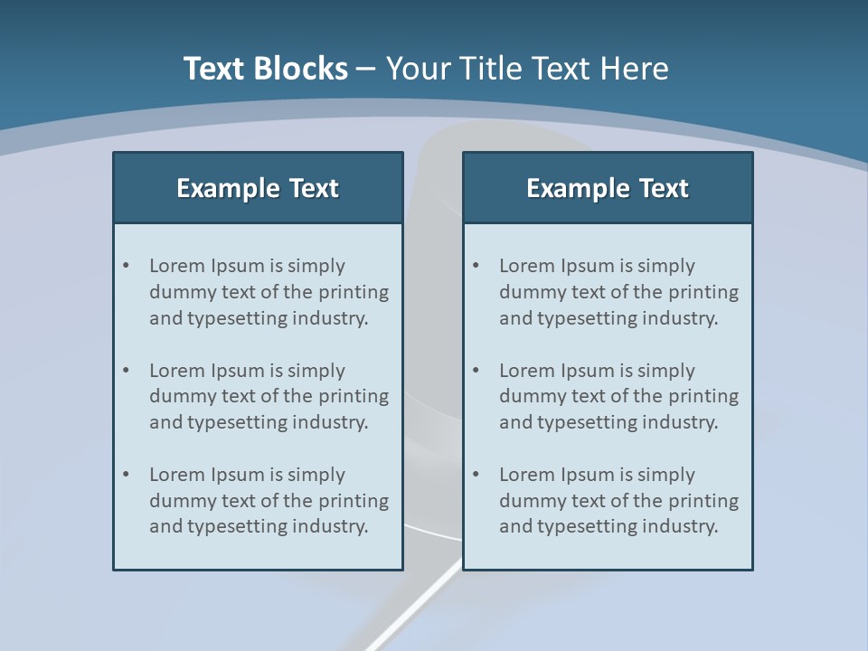 A Black Hat And A White Stick On A Blue Background PowerPoint Template