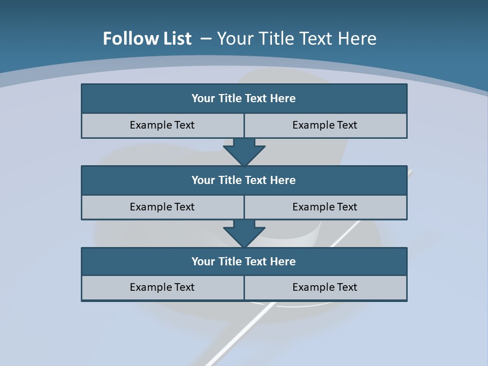 A Black Hat And A White Stick On A Blue Background PowerPoint Template