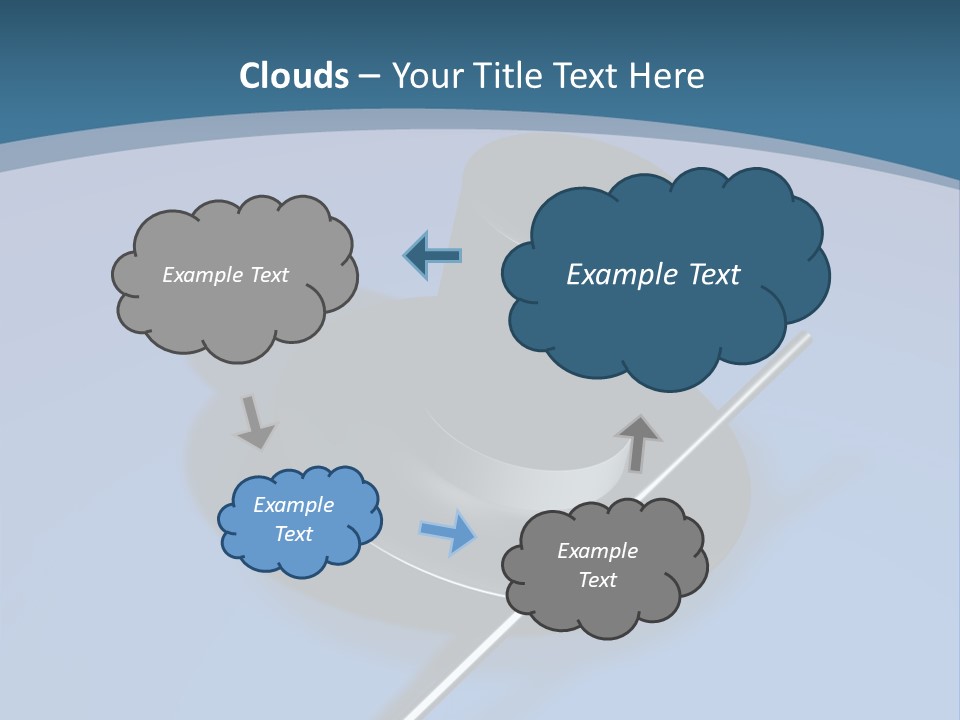 A Black Hat And A White Stick On A Blue Background PowerPoint Template