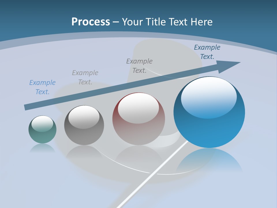 A Black Hat And A White Stick On A Blue Background PowerPoint Template