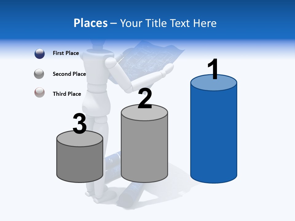 Builder Drafting Construct PowerPoint Template
