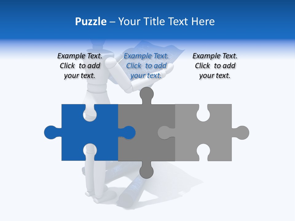 Builder Drafting Construct PowerPoint Template
