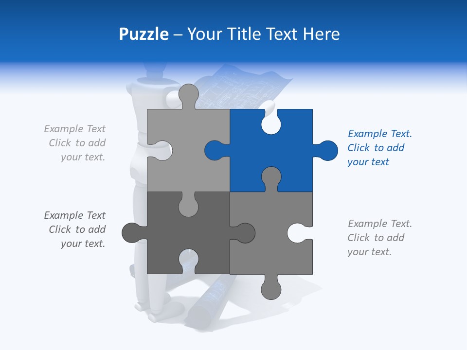 Builder Drafting Construct PowerPoint Template