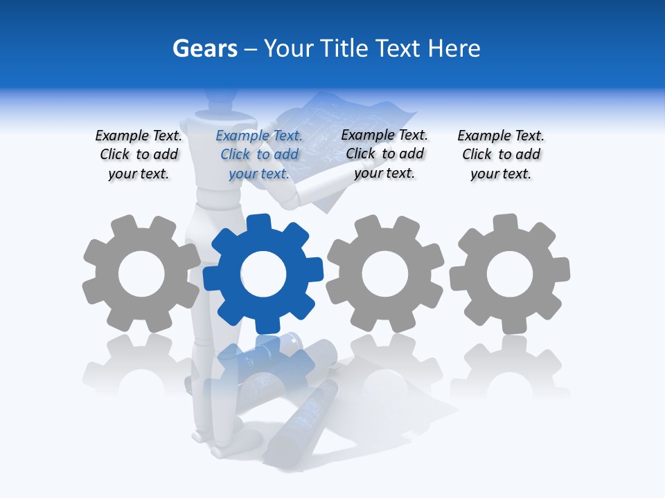 Builder Drafting Construct PowerPoint Template