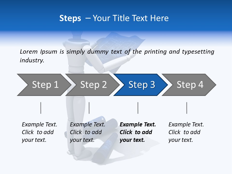 Builder Drafting Construct PowerPoint Template