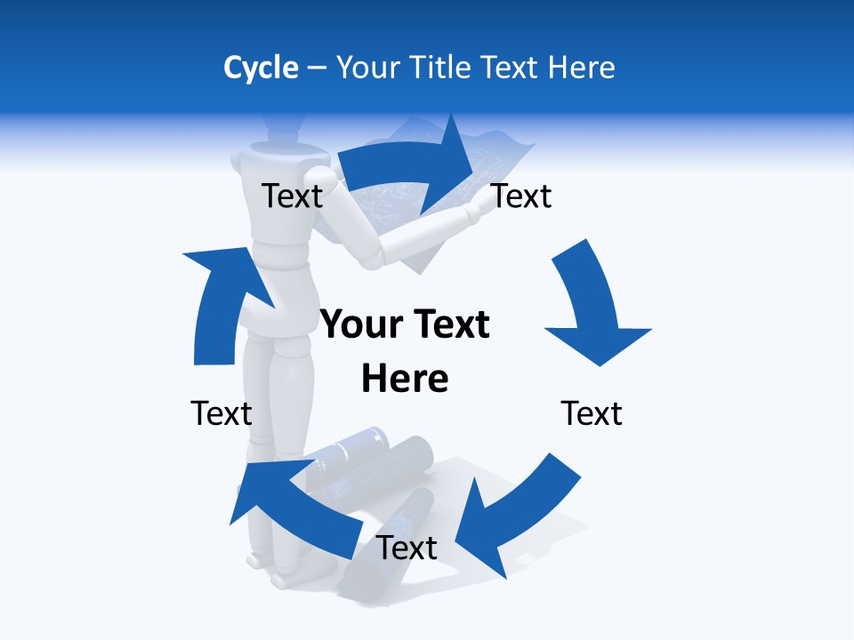 Builder Drafting Construct PowerPoint Template