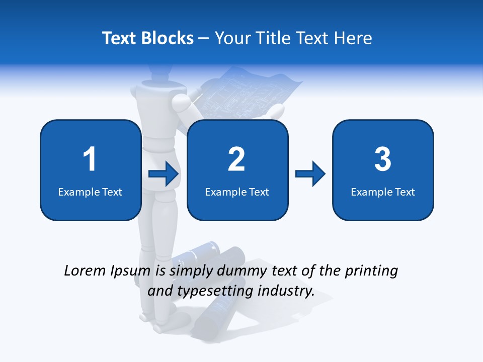 Builder Drafting Construct PowerPoint Template