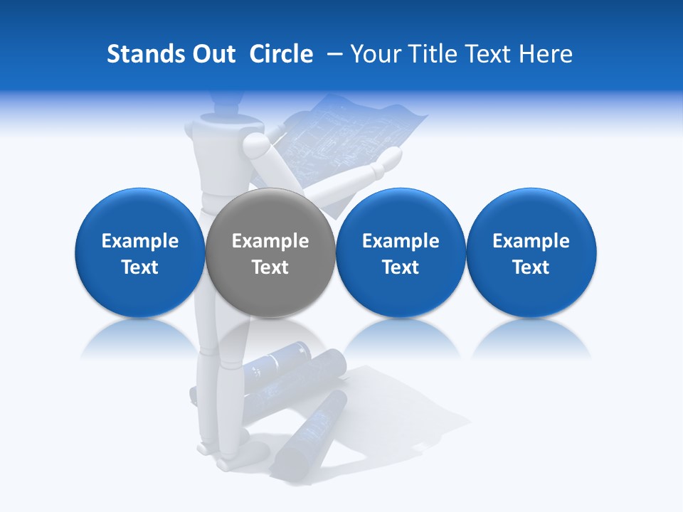 Builder Drafting Construct PowerPoint Template