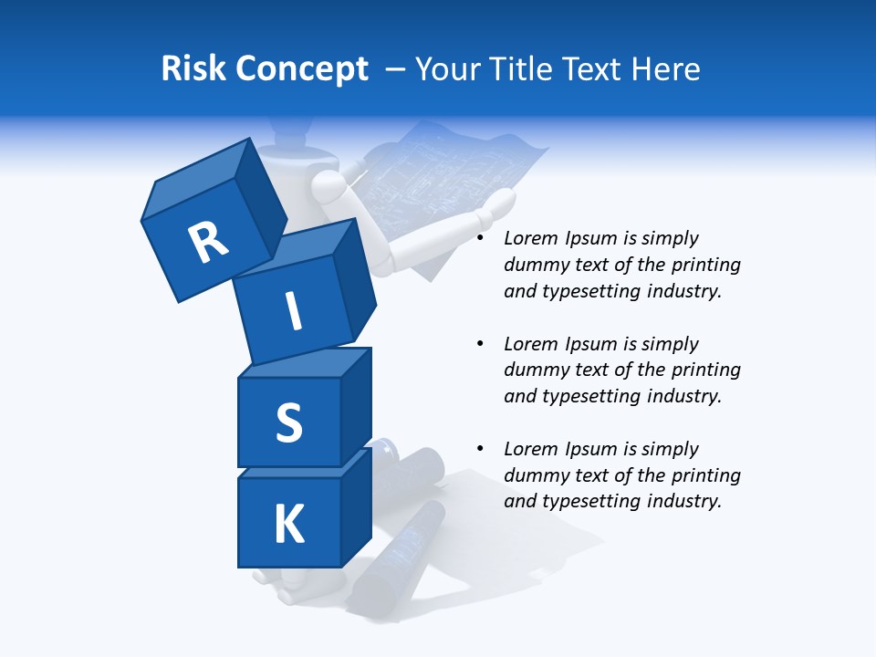 Builder Drafting Construct PowerPoint Template