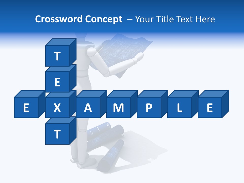 Builder Drafting Construct PowerPoint Template