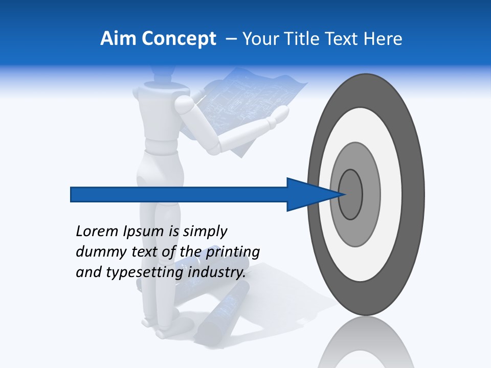 Builder Drafting Construct PowerPoint Template