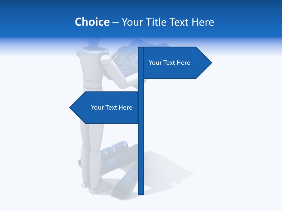Builder Drafting Construct PowerPoint Template