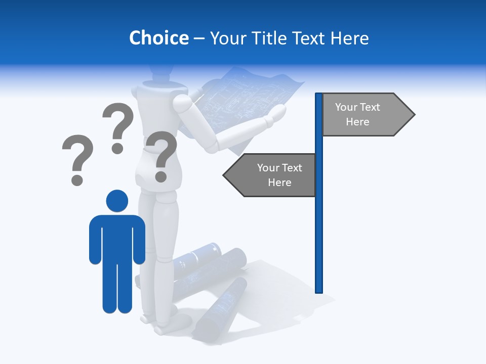 Builder Drafting Construct PowerPoint Template