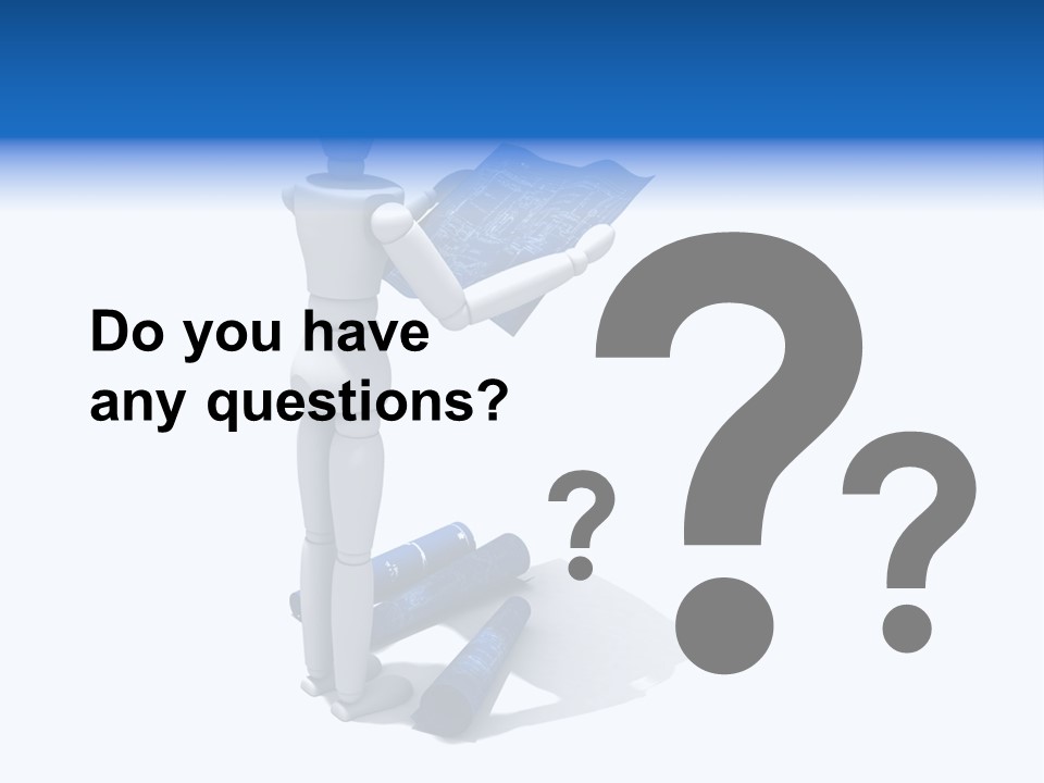 Builder Drafting Construct PowerPoint Template