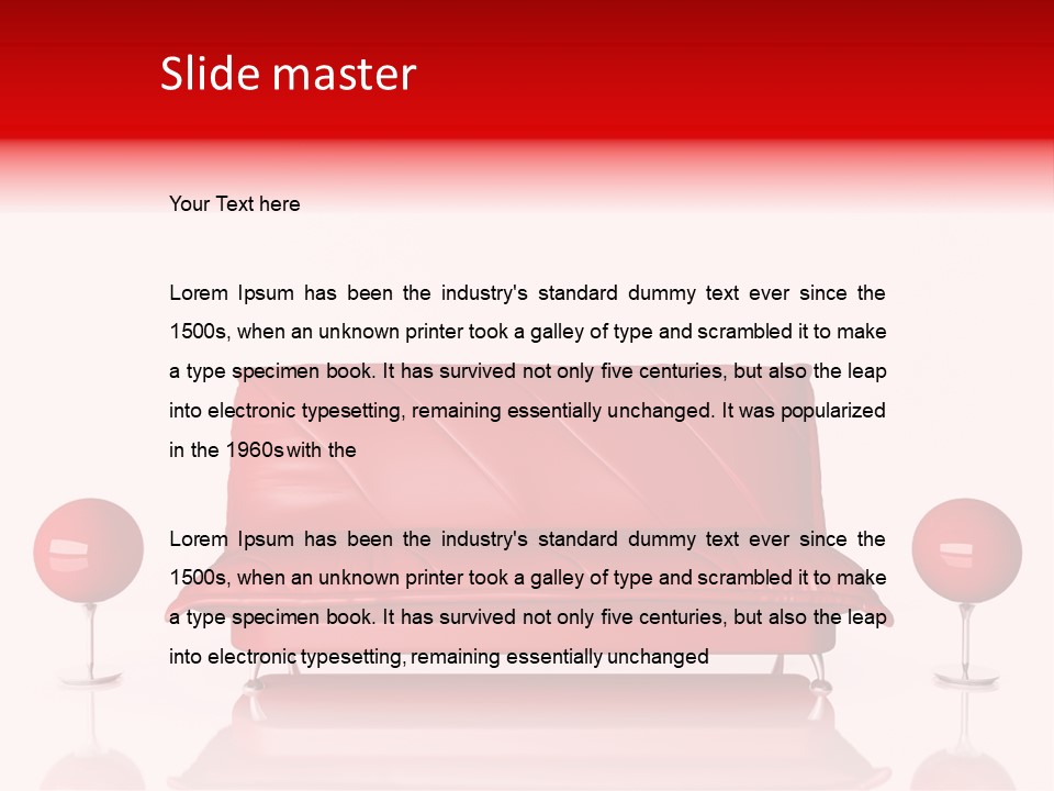 Floor Furniture Art PowerPoint Template