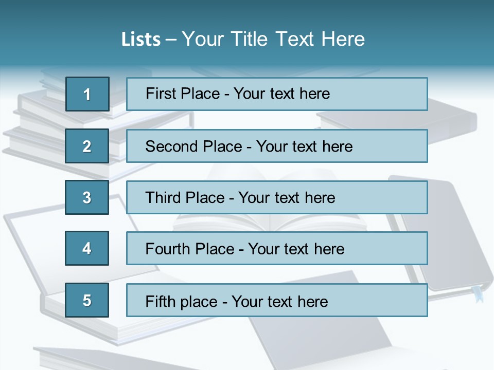 Open Reading Literature PowerPoint Template