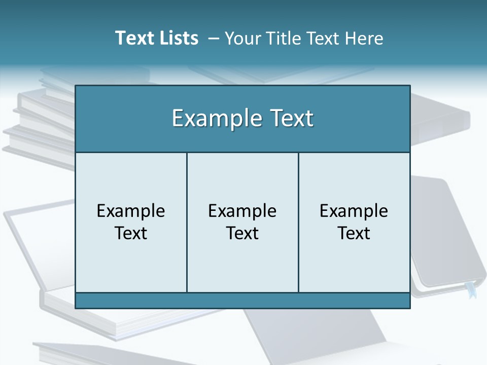 Open Reading Literature PowerPoint Template