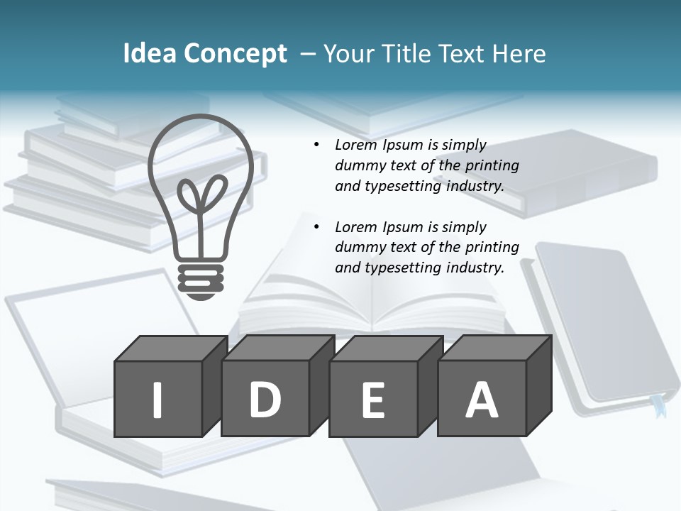 Open Reading Literature PowerPoint Template