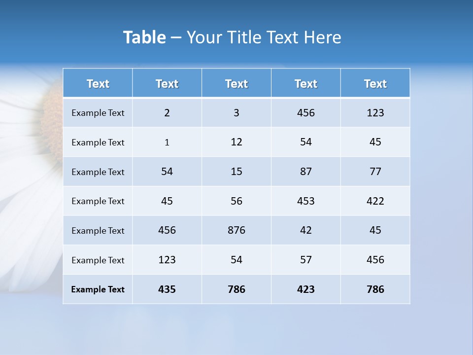 Blossom Healthy Plant PowerPoint Template