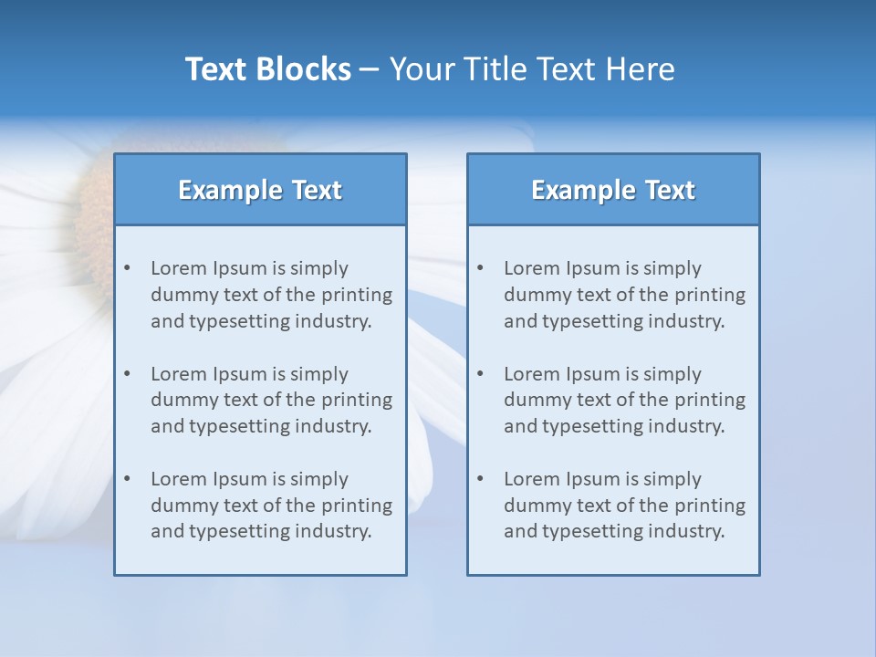 Blossom Healthy Plant PowerPoint Template