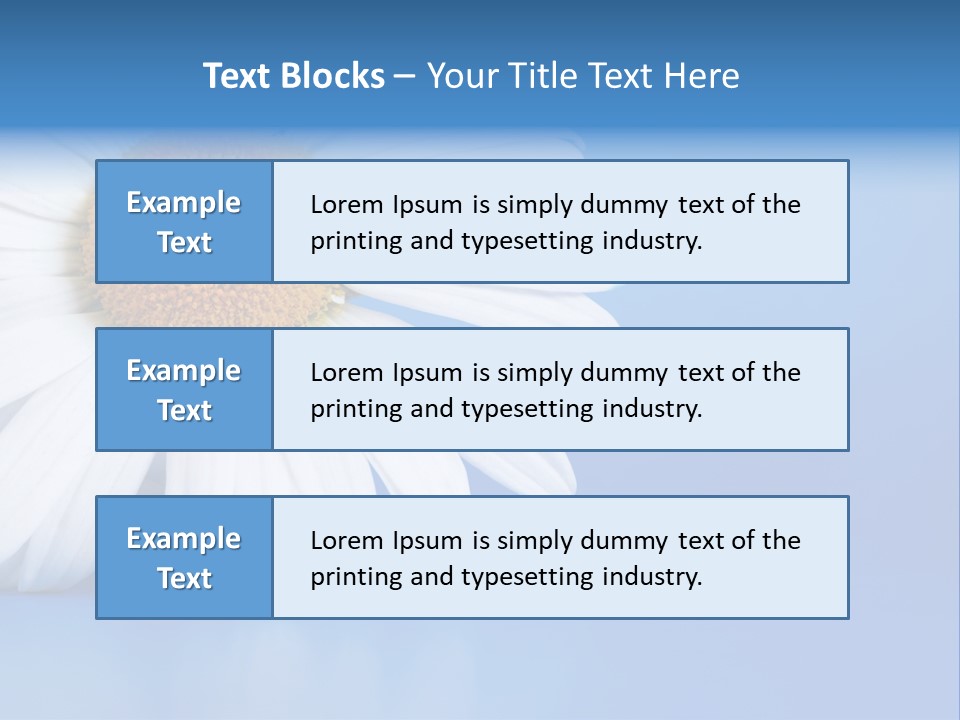 Blossom Healthy Plant PowerPoint Template